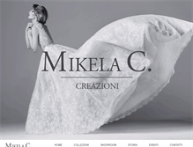 Tablet Screenshot of mikela-c.it